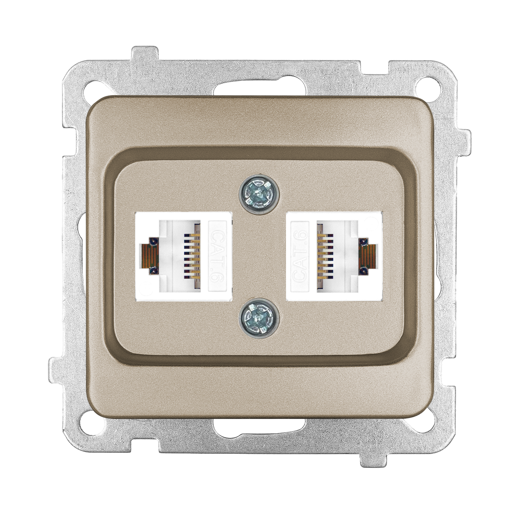 İkili Data Prizi (Cat 6 + Cat 6) KOLİ