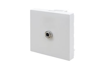 45x45 mm Stereo Jack (3,5 mm) (Beyaz)