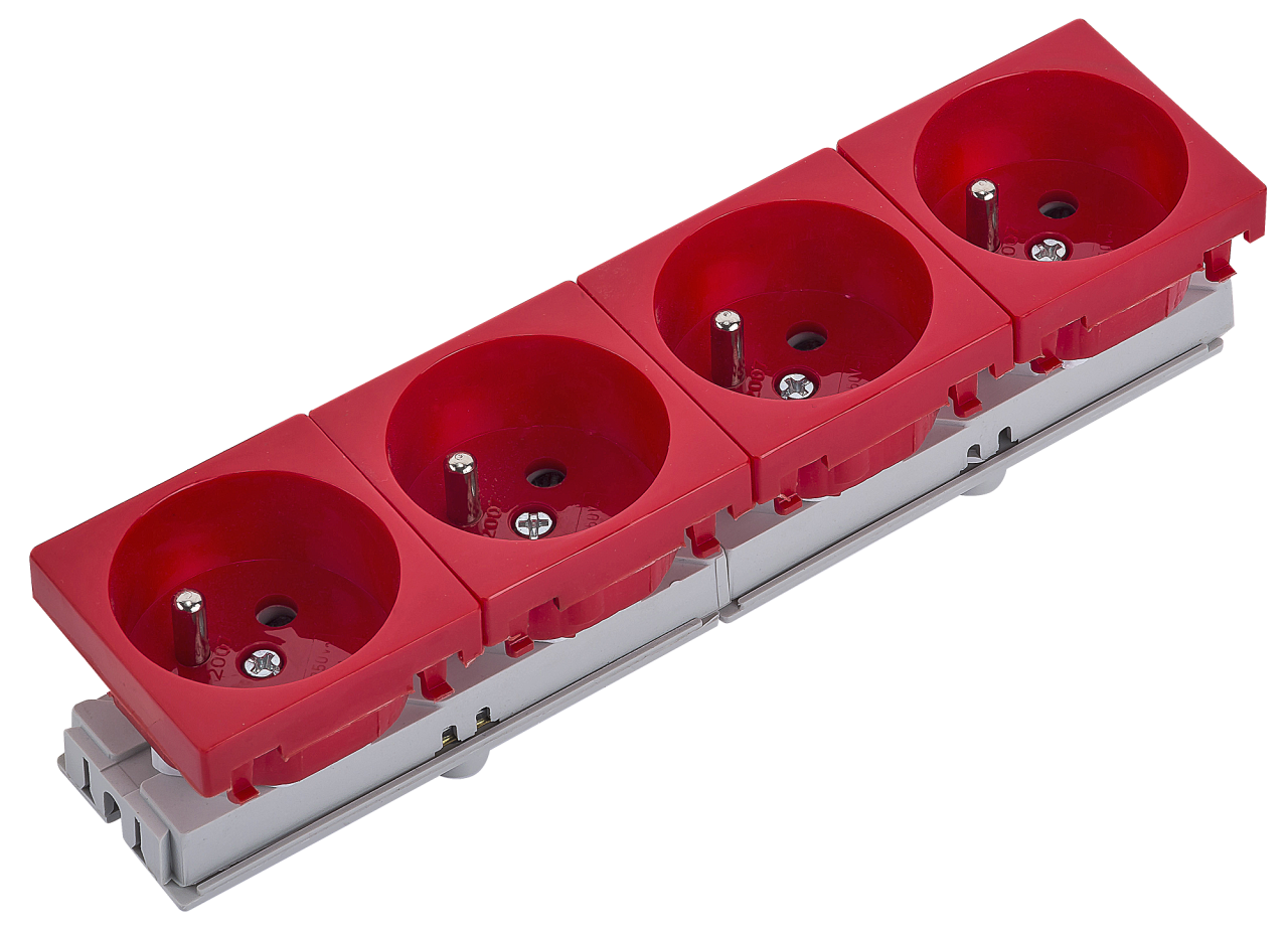45x45 mm 4'lü Ups Priz (45°)