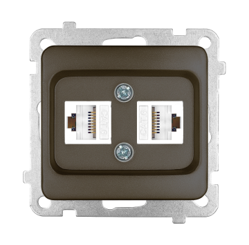 İkili Data Prizi (Cat 6 + Cat 6) KOLİ