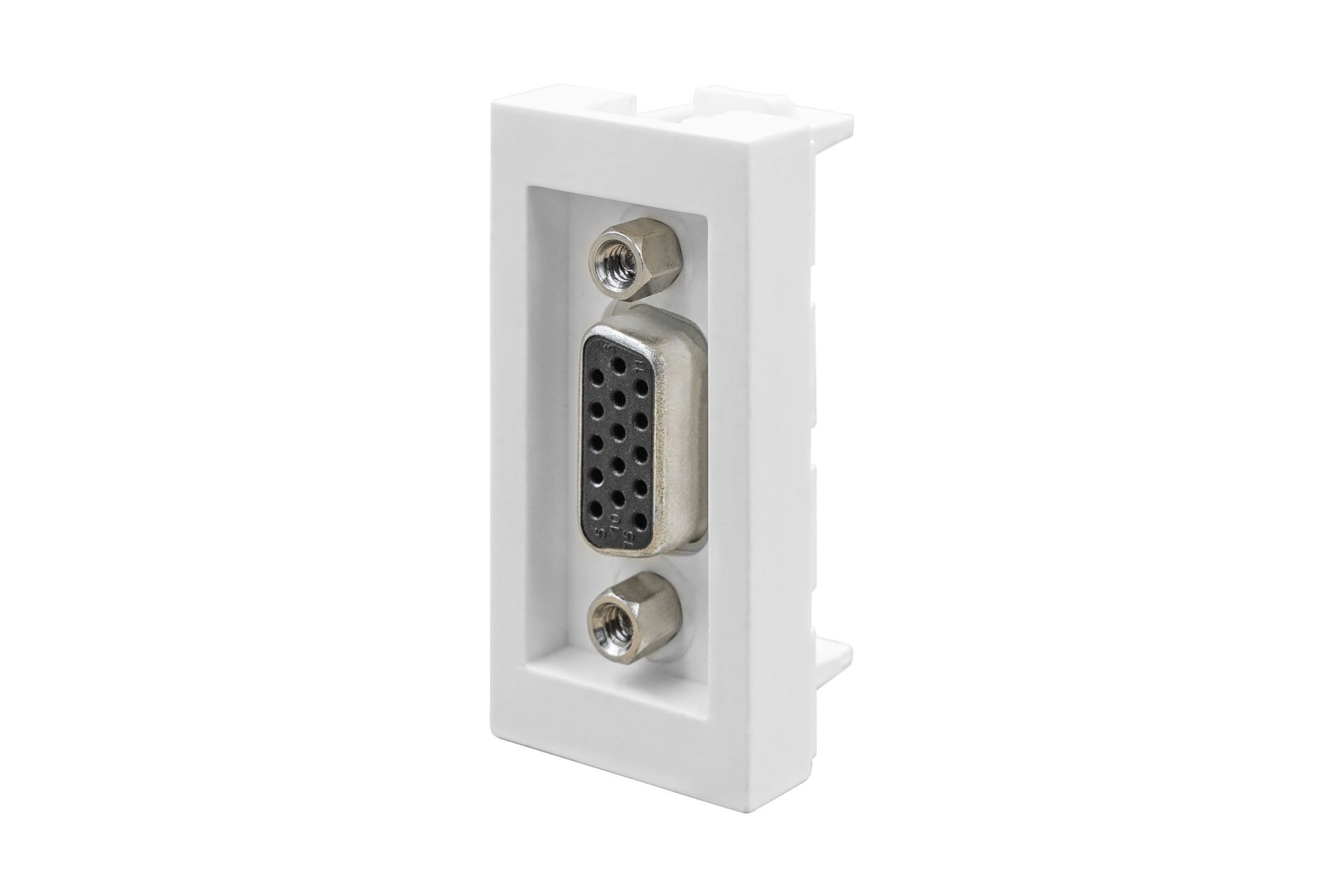 45x22,5 mm VGA Dişi Giriş Çıkışlı (Beyaz) KUTU