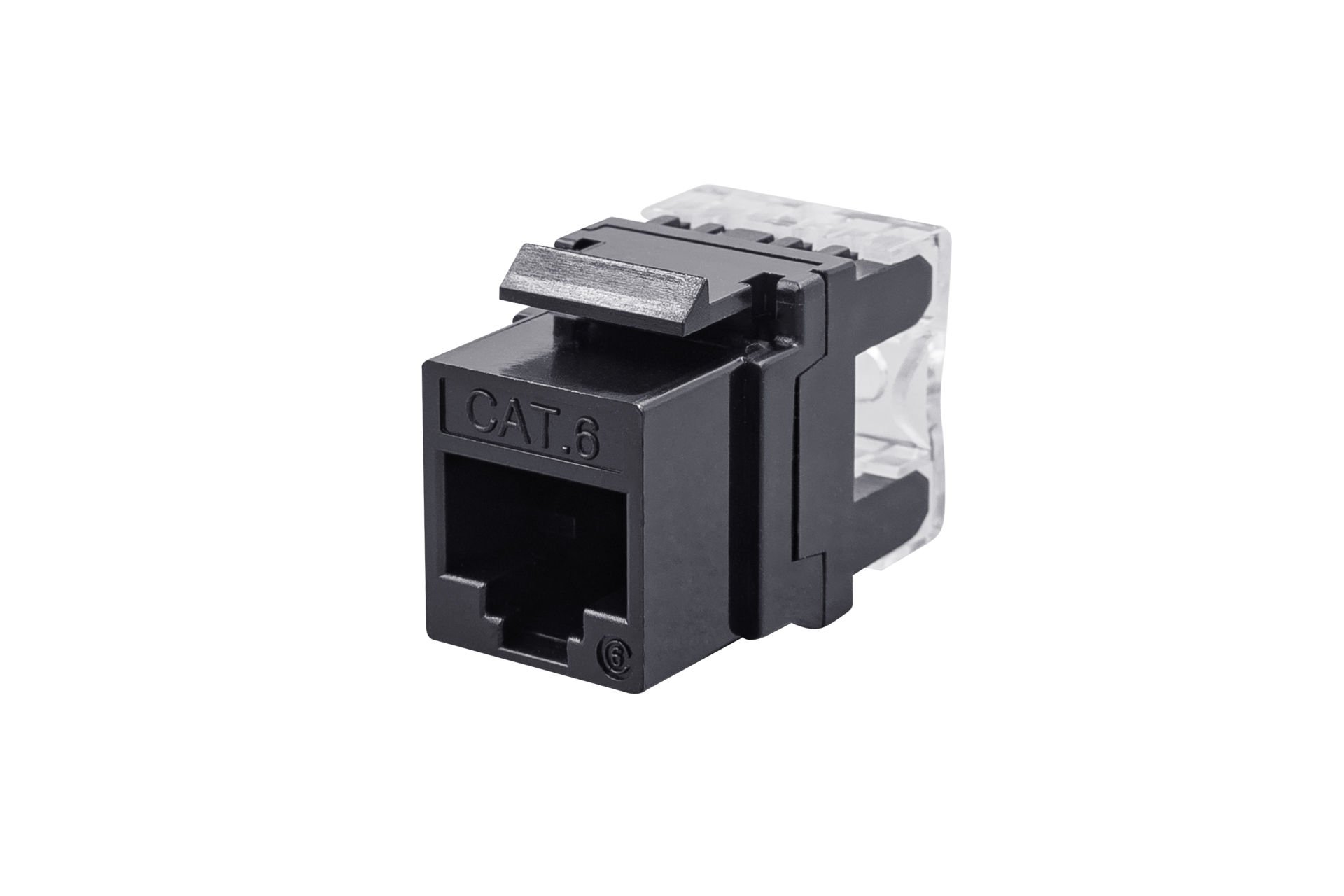 Cat 6E Data Soketi (Siyah)