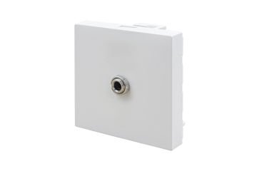 45x45 mm Stereo Jack (3,5 mm) (Beyaz) KOLİ