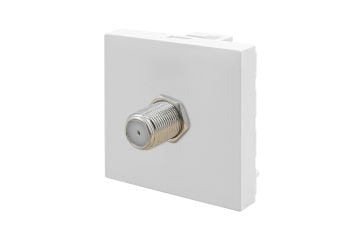 45x45 mm Uydu Priz (Beyaz) KOLİ