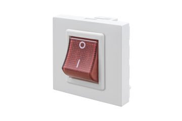 45x45 mm Anahtar (Vidalı) (Beyaz) KOLİ