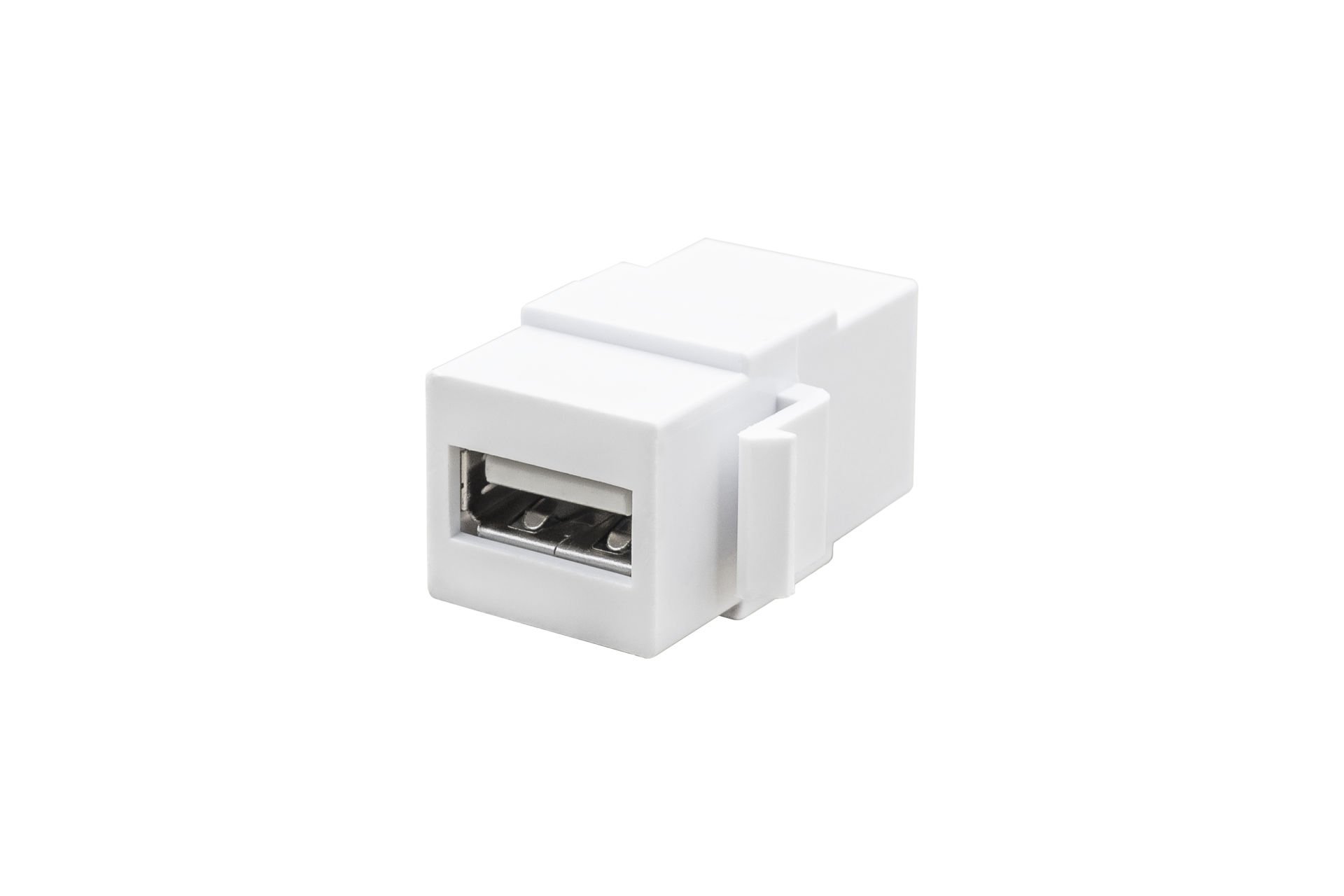 USB Konnektör Dişi Giriş Çıkışlı (Beyaz) KOLİ