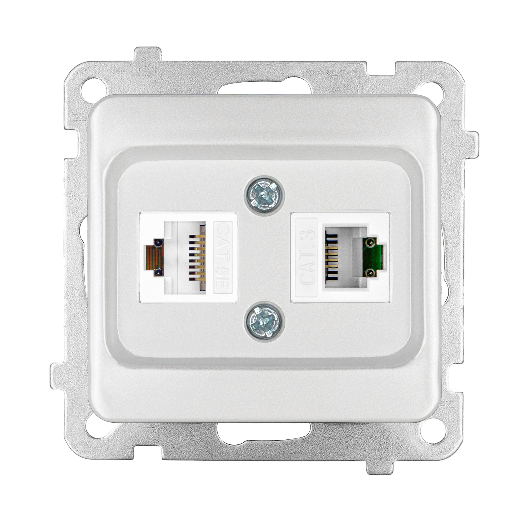 Data+Numeris Priz (Cat 5 + Cat 3) ADET
