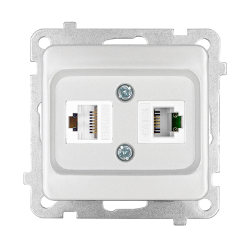 Data+Numeris Priz (Cat 5 + Cat 3) KOLİ