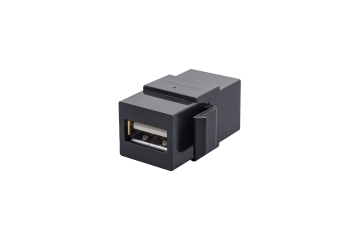 USB Konnektör Dişi Giriş Çıkışlı (Siyah) KOLİ