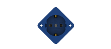1x16 A Makina Ve Pano Priz 45° (Mavi)