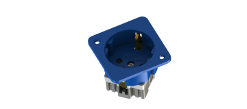 1x16 A Makina Ve Pano Priz 45° (Mavi)