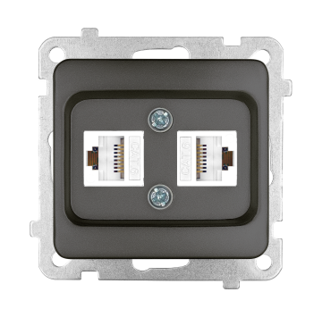 İkili Data Prizi (Cat 6 + Cat 6) KOLİ